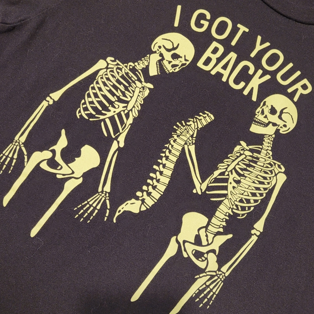 I Got Your Back Punny Funny Black Tee Unisex Styling Men's M - Picture 2 of 8